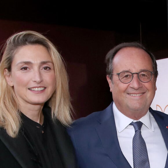 François Hollande et sa femme Julie Gayet - Cocktail pour l'inauguration de la Brasserie " Madame Brasserie " au 1er étage de La Tour Eiffel à Paris. Le 22 Septembre 2022. © Bertrand Rindoff Petroff-Giancarlo Gorassini / Bestimage 