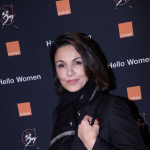 Nadia Farès lors de la soirée Hello Women 2023 de la Fondation Orange à Paris le 31 janvier 2023. © Rachid Bellak / Bestimage