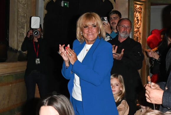 Isabelle Griezmann avec son mari Alain - Inauguration de la statue de cire de "Antoine Griezmann" au musée Grévin à Paris le 6 mars 2023. © Coadic Guirec/Bestimage