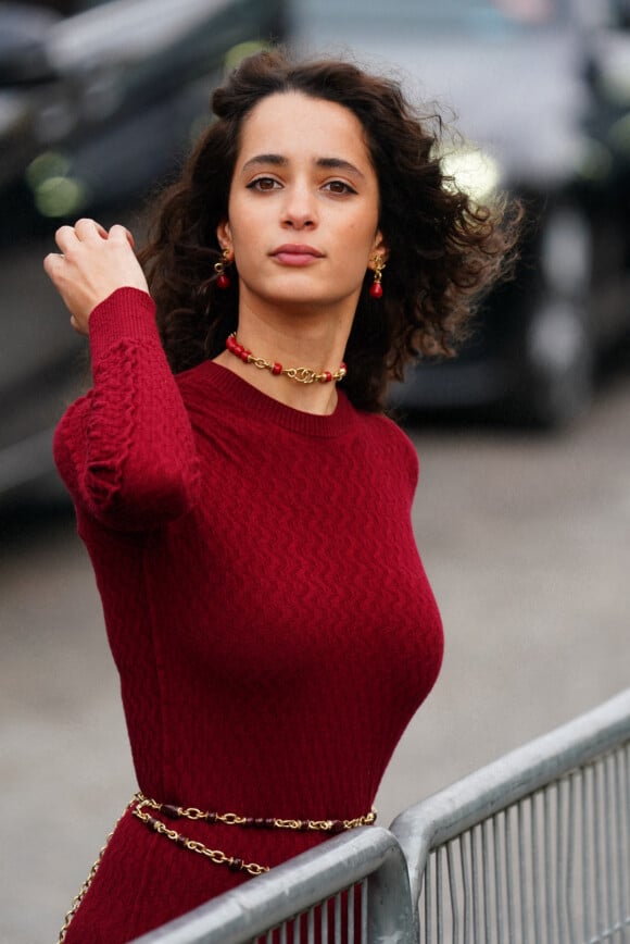 Iman Perez - Sortie du défilé de mode prêt-à-porter automne-hiver 2023-2024 "Chanel" lors de la Fashion Week de Paris. Le 7 mars 2023. © Da Silva-Perusseau/Bestimage