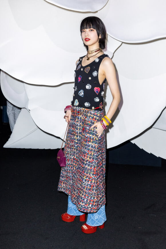 Nana Komatsu - Photocall du défilé de mode prêt-à-porter automne-hiver 2023/2024 "Chanel" lors de la fashion week de Paris. Le 7 mars 2023 © Olivier Borde / Bestimage 