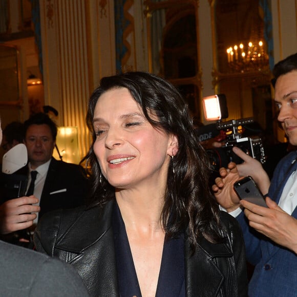 Exclusif - Juliette Binoche et sa fille Hannah Magimel - Juliette Binoche reçoit le "French Cinema Award Unifrance" au Ministère de la Culture à Paris, le 19 janvier 2018. © Veeren/Bestimage