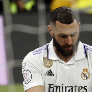 Karim Benzema réfute la version donnée par Didier Deschamps dans Le Parisien
Karim Benzema du Real Madrid CF lors du match de football de la demi-finale de la Coupe du Roi opposant le Real Madrid au FC Barcelone au stade Santiago Bernabeu à Madrid, Espagne, le 2 mars 2023. Le FC Barcelona a gagné 1-0. © Alfaqui/Panoramic/Bestimage