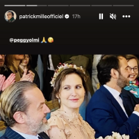 Mariage de Justine Levy et Patrick Mille : Bisous passionnés, fous rires et larmes du marié