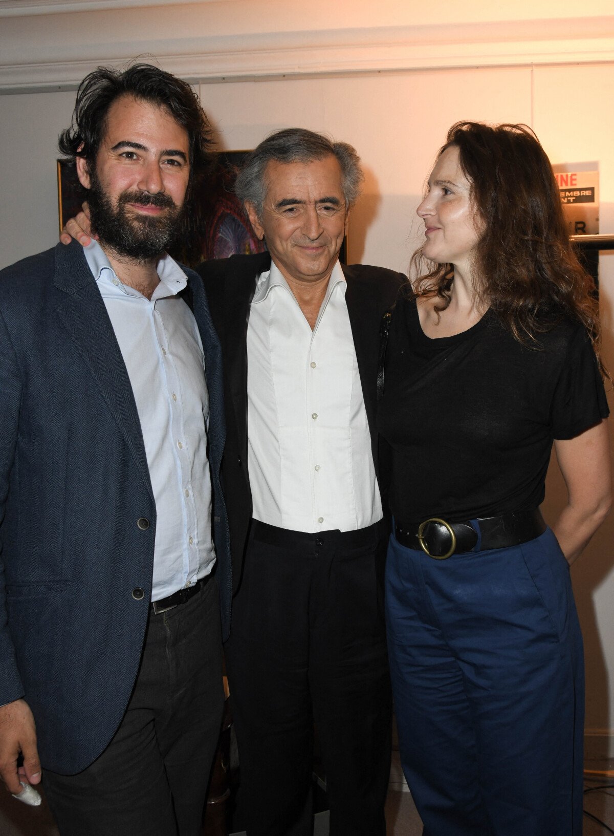 Photo Exclusif BernardHenri Lévy (BHL) entouré de ses enfants