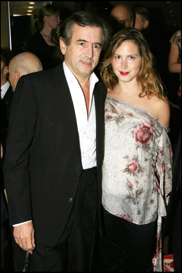 Bernard Henri Levy et sa fille Justine, en 2006