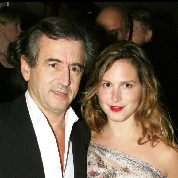 Bernard Henri Levy et sa fille Justine, en 2006