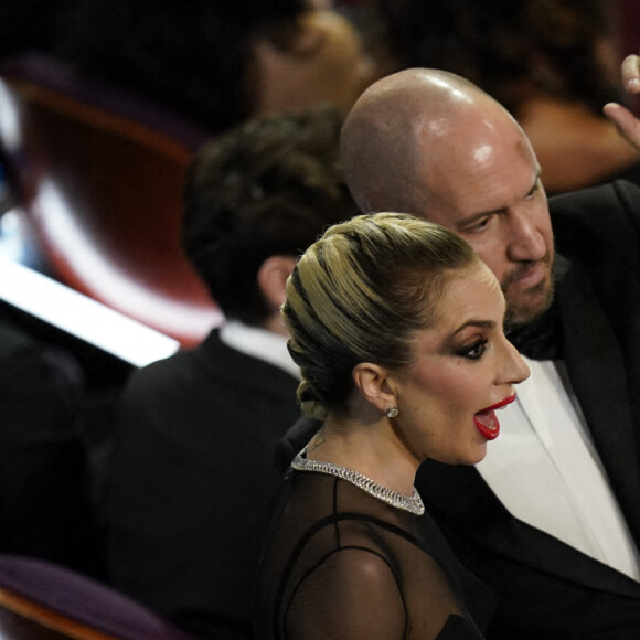 Et pour cause... elle était nommée avec dans la catégorie Meilleure chanson originale pour "Hold My Hand".
Lady Gaga - 95e édition de la cérémonie des Oscars à Los Angeles, le 12 mars 2023. @ Jack Gruber-USA Today/SPUS/ABACAPRESS.COM