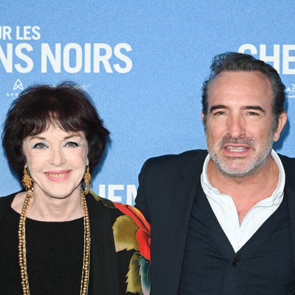 Anny Duperey et Jean Dujardin - Avant-première du film "Sur les chemins noirs" au cinema UGC Normandie à Paris le 13 mars 2023. © Coadic Guirec/Bestimage 