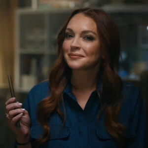 Un représentant de la star a notamment affirmé auprès de Page Six  qu'"elle se sent bien et qu'elle est ravie".
Lindsay Lohan dans une publicité pour "Planet Fitness", diffusée lors du Super Bowl 2022 à Los Angeles. 
