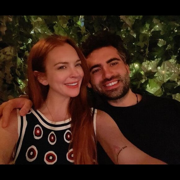 Lindsay Lohan et son mari Bader Shammas.