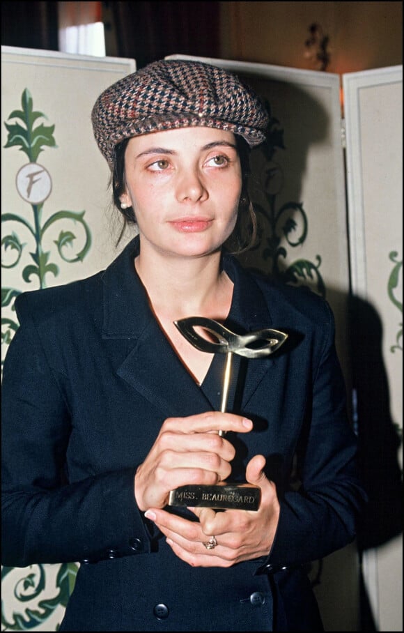 Marie Trintignant gagne le prix Beauregard le 24 octobre 1991