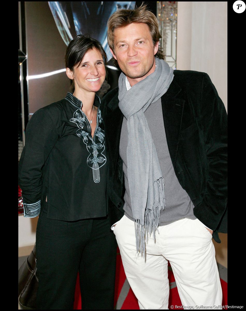 Archives : Laurent Delahousse et son ex-femme © Guillaume Gaffiot/ Bestimage