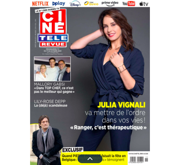 Couverture du magazine Ciné Télé Revue, paru le 17 mars 2023.