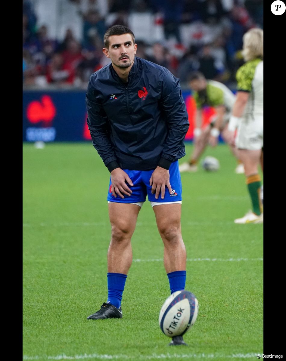 Thomas Ramos (France) - Equipe de France - Le XV de France bat le Springboks (30-26) pour leur deuxième test-match automnal au stade Vélodrome à Marseille, France, le 12 novembre 2022. © Norbert Scanella/Panoramic/Bestimage