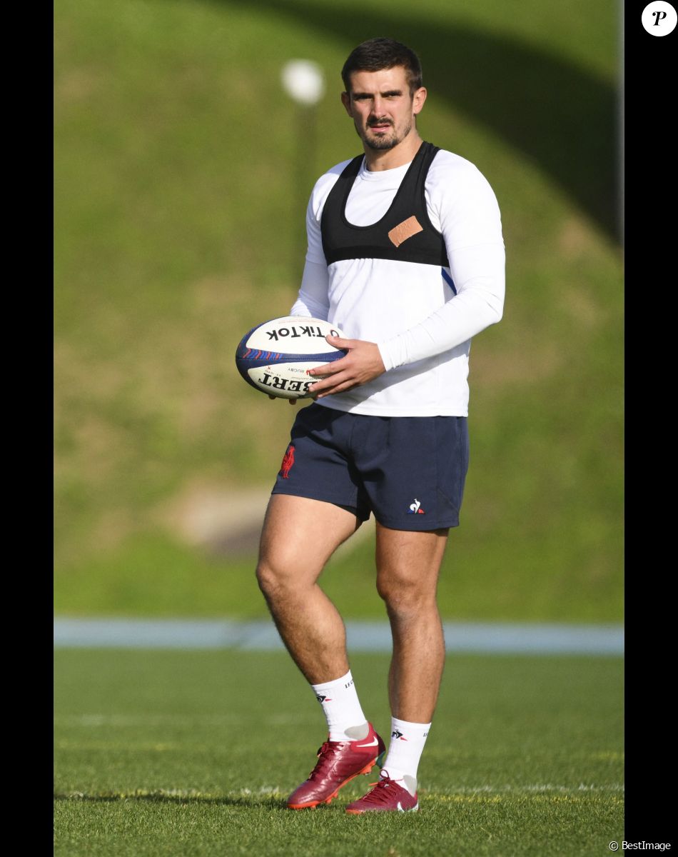 Thomas Ramos - Entraînement de l'équipe du XV de France de rugby à Marcoussis, le 2 novembre 2022. © JB Autissier / Panoramic / Bestimage