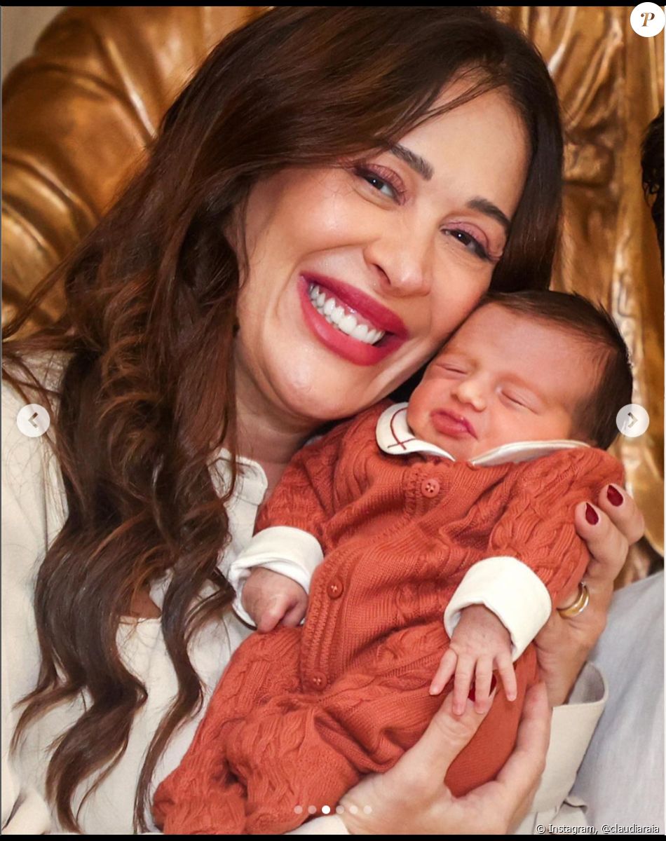 À 56 ans, Claudia Raia annonce la naissance de son fils Luca sur Instagram