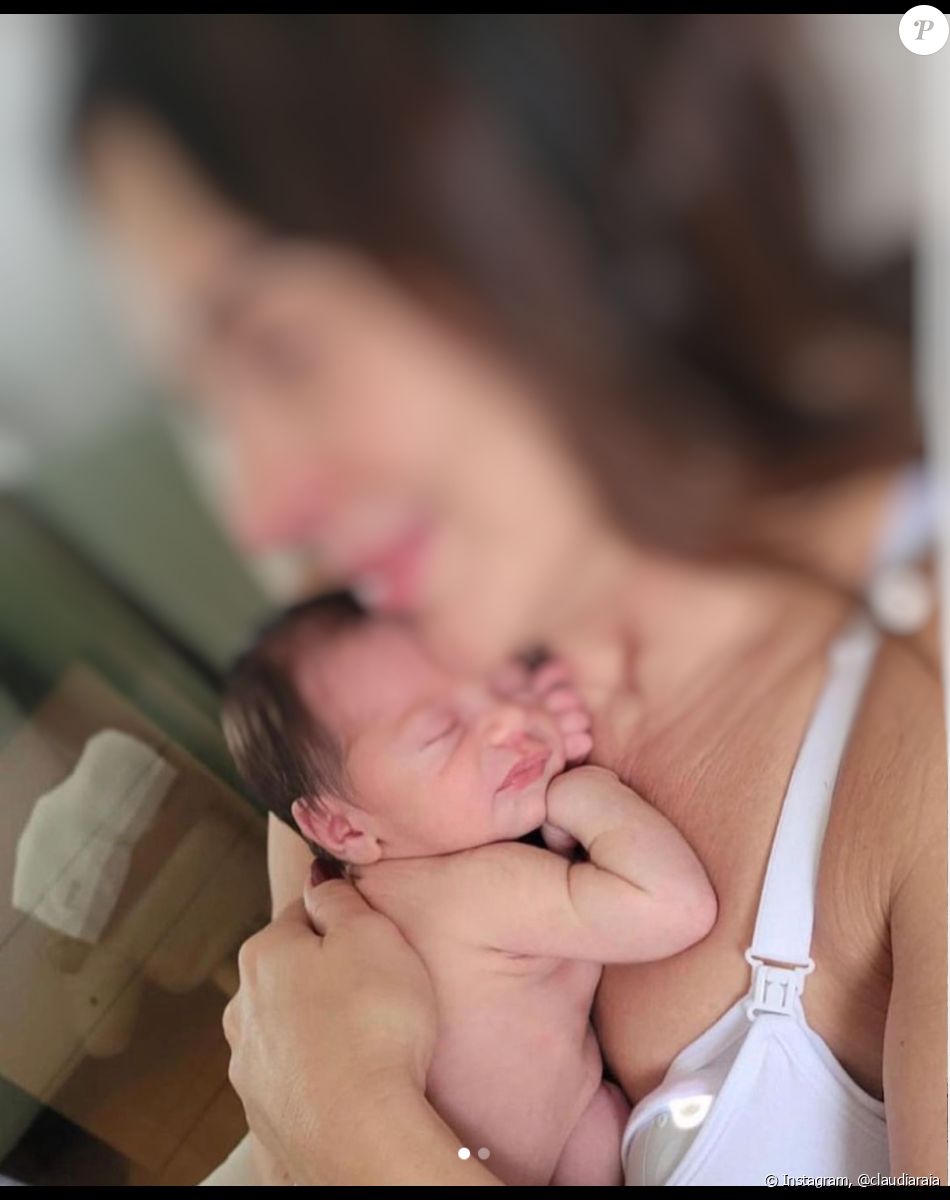 À 56 ans, Claudia Raia annonce la naissance de son fils Luca sur Instagram