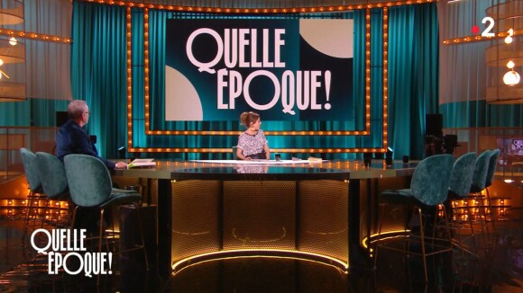 Léa Salamé et Christophe Dechavanne ont animé ensemble le 21e numéro de "Quelle époque" !", saison 2 sur France 2.