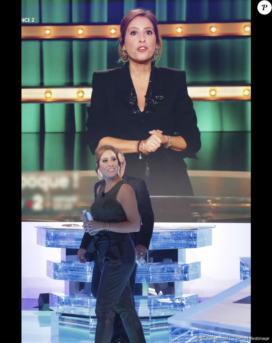 Exclusif - Léa Salamé sur le plateau de l'émission "Touche Pas à Mon Poste (TPMP)", présentée par C.Hanouna et diffusée en direct sur C8 le 22 septembre © Jack Tribeca / Bestimage