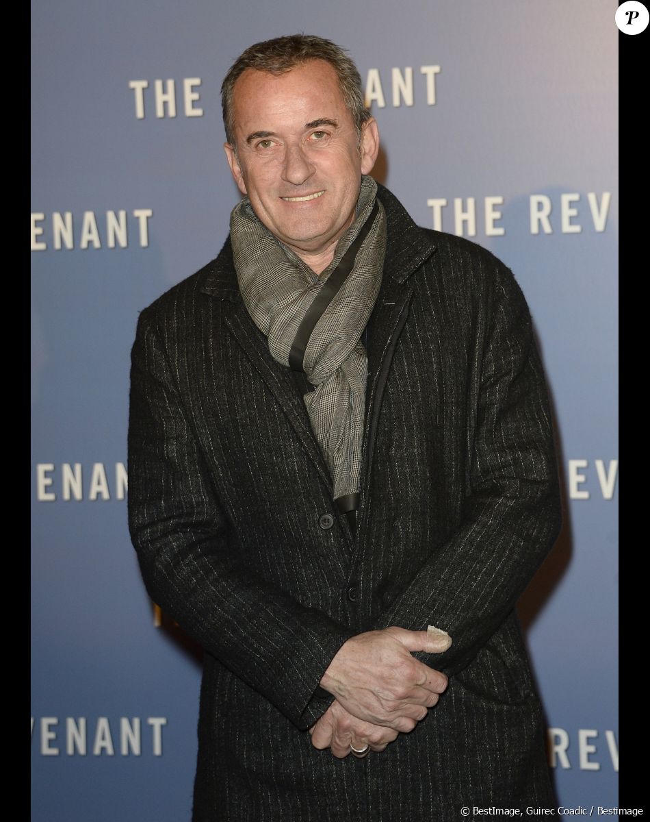Christophe Dechavanne - Avant-première du film "The Revenant" au Grand Rex à Paris, le 18 janvier 2016. © Coadic Guirec/Bestimage