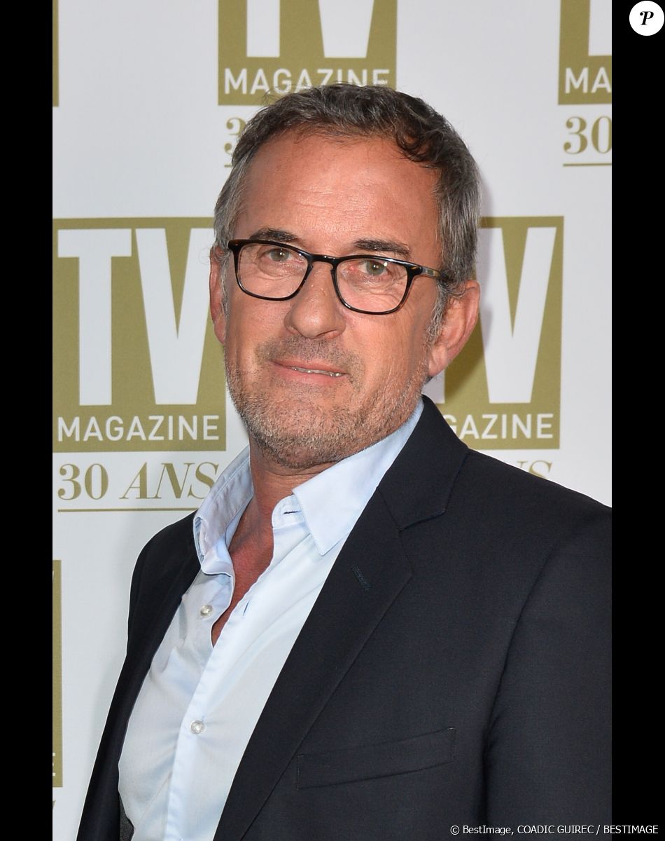 Exclusif - Christophe Dechavanne - Soirée d'anniversaire des 30 ans de TV Magazine au Pavillon des Champs-Elysées à Paris le 17 octobre 2017. © Coadic Guirec/Bestimage
