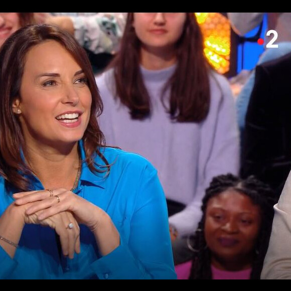 Julia Vignali dans "Les Enfants de la télé", le 19 mars 2023, sur France 2