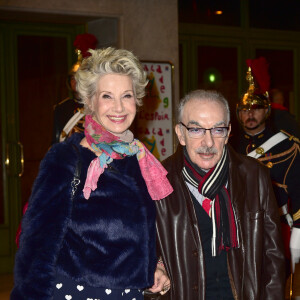 Danièle Gilbert et son mari Patrick Semana - 23ème Gala de l'Espoir de la Ligue Contre le Cancer au théâtre des Champs-Elysées à Paris le 9 novembre 2015. © Giancarlo Gorassini / Bestimage 