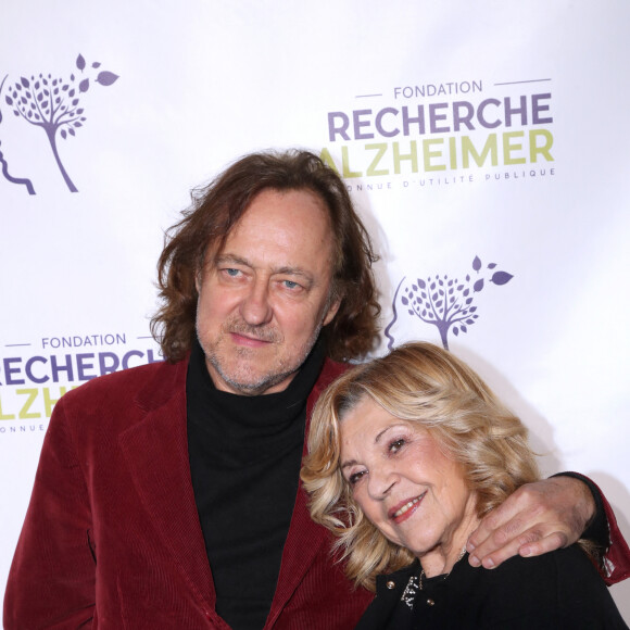 Nicoletta et son mari Jean-Christophe Molinier - Photocall du 16ème Gala de la Fondation " Recherche Alzheimer " à l'Olympia à Paris. Le 20 mars 2023 © Bertrand Rindoff Petroff / Bestimage