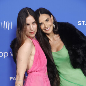 Scout LaRue Willis et Demi Moore lors de la soirée Fashion Trust US Awards aux Goya Studios à Los Angeles le 21 mars 2023. 