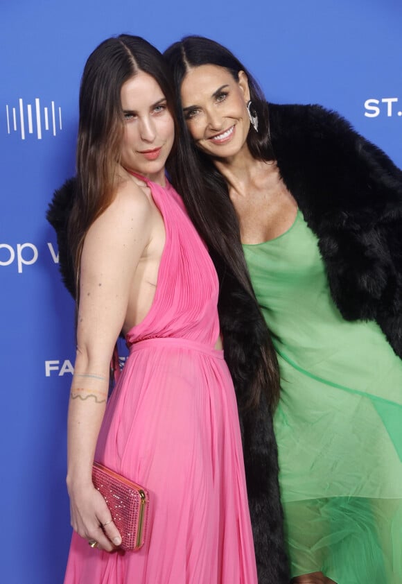 Scout LaRue Willis et Demi Moore lors de la soirée Fashion Trust US Awards aux Goya Studios à Los Angeles le 21 mars 2023. 