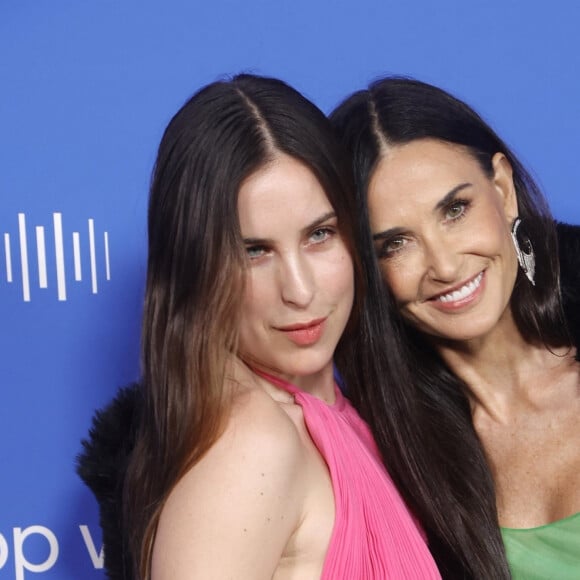 Scout LaRue Willis et Demi Moore lors de la soirée Fashion Trust US Awards aux Goya Studios à Los Angeles le 21 mars 2023. 