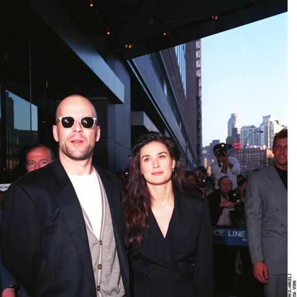 Bruce Willis et Demi Moore à la première de "Die Hard with a vengeance" à New-York le 18 mai 1995.
