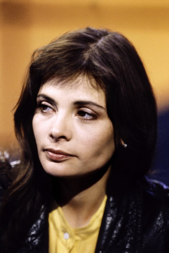 Marie Trintignant sur le plateau de l'émission TV "Ciel mon mardi!". Le 18 juin 1991