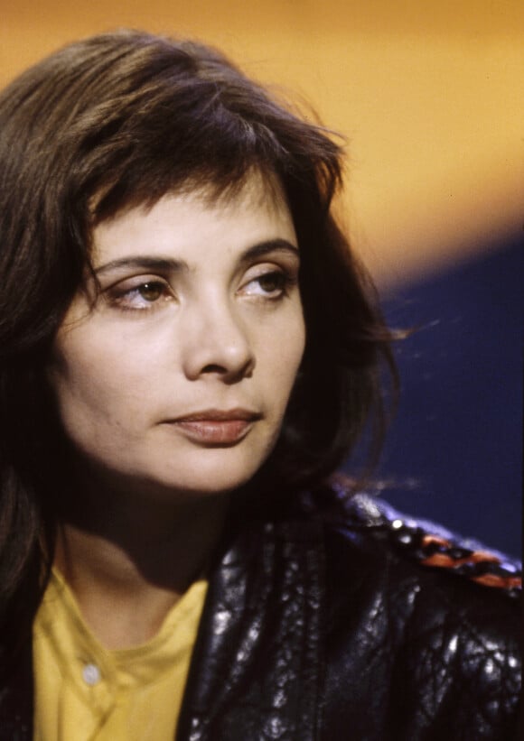 Marie Trintignant sur le plateau de l'émission TV "Ciel mon mardi!". Le 18 juin 1991