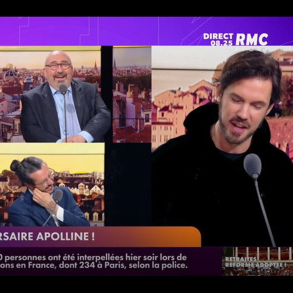 Emission "Apolline matin", sur RMC Story, le 21 mars 2023