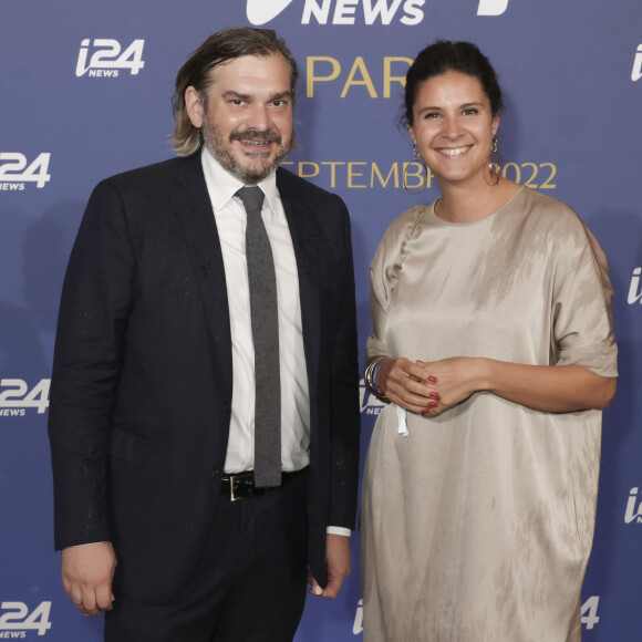 Apolline de Malherbe au photocall de la soirée de gala de la chaine i24News à Chaillot - Théâtre national de la Danse à l'occasion de la célébration du 2ème anniversaire de la signature des Accords d'Abraham, Paris le 5 septembre 2022. © Jack Tribeca / Bestimage 
