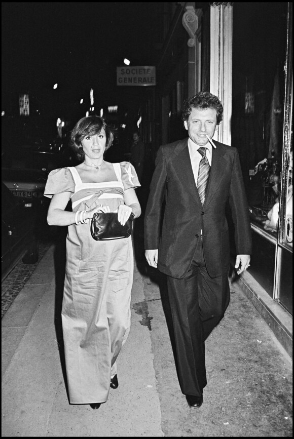 La comédienne et le présentateur ont été ensemble de 1973 à 1980.
Jacques Martin et Danièle Evenou, enceinte en 1976