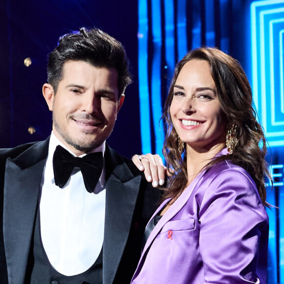 Pour l'occasion, Julia Vignali et Vincent Niclo présenteront une soirée d'excpetion.
Exclusif - Julia Vignali et Vincent Niclo - Enregistrement de l'émission "Les 50 ans du Disco, les stars chantent pour le Sidaction" au Dôme de Paris. © Guirec-Moreau/Bestimage