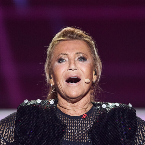 Exclusif - Sheila - Enregistrement de l'émission "Les 50 ans du Disco, les stars chantent pour le Sidaction" au Dôme de Paris, France, le 15 mars 2023, diffusée le 25 mars sur France 2. © Guirec-Moreau/Bestimage