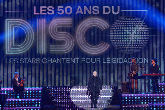 Exclusif - - Enregistrement de l'émission "Les 50 ans du Disco, les stars chantent pour le Sidaction" au Dôme de Paris, France, le 15 mars 2023, diffusée le 25 mars sur France 2. © Guirec-Moreau/Bestimage