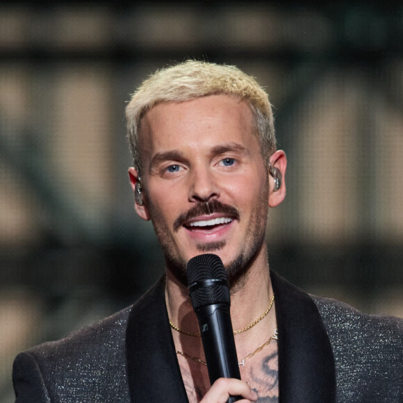 Exclusif - M.Pokora - Enregistrement de l'émission "Les 50 ans du Disco, les stars chantent pour le Sidaction" au Dôme de Paris, France, le 15 mars 2023, diffusée le 25 mars sur France 2. © Guirec-Moreau/Bestimage