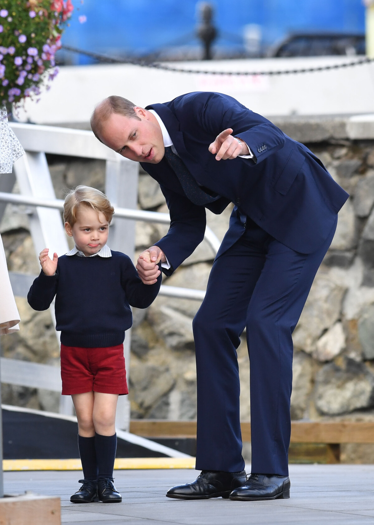 Photo Départ du prince William, duc de Cambridge, Catherine (Kate