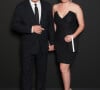 Ils se sont mariés en 2018. 
Benoît Magimel et sa femme Margot Pelletier au photocall de la soirée Kering "Women In Motion" lors du 74ème Festival International du Film de Cannes, le 11 juillet 2021. © Jacovides-Borde-Moreau/Bestimage 