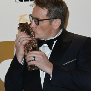 Benoit Magimel - Photocall au Fouquet's après la 48ème cérémonie des César à Paris © Coadic Guirec / Bestimage 