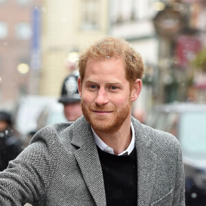 Le prince Harry, duc de Sussex, et Meghan Markle, duchesse de Sussex, enceinte, visitent le Bristol Old Vic. à Bristol le 1er février 2019 