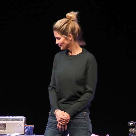 Exclusif - Alice Taglioni - Représentation de la pièce "Vel d'Hiv" au théâtre Antoine dans le cadre de la 6e édition des "Paroles Citoyennes" à Paris. Le 27 mars 2023. © Bertrand Rindoff / Bestimage