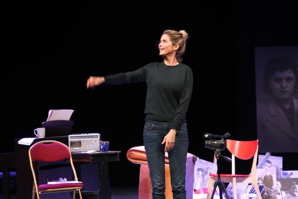 Exclusif - Alice Taglioni - Représentation de la pièce "Vel d'Hiv" au théâtre Antoine dans le cadre de la 6e édition des "Paroles Citoyennes" à Paris. Le 27 mars 2023. © Bertrand Rindoff / Bestimage
