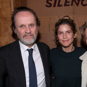 Exclusif - Alice Taglioni et Jean-Marc Dumontet - Représentation de la pièce "Vel d'Hiv" au théâtre Antoine dans le cadre de la 6e édition des "Paroles Citoyennes" à Paris. Le 27 mars 2023. © Bertrand Rindoff / Bestimage