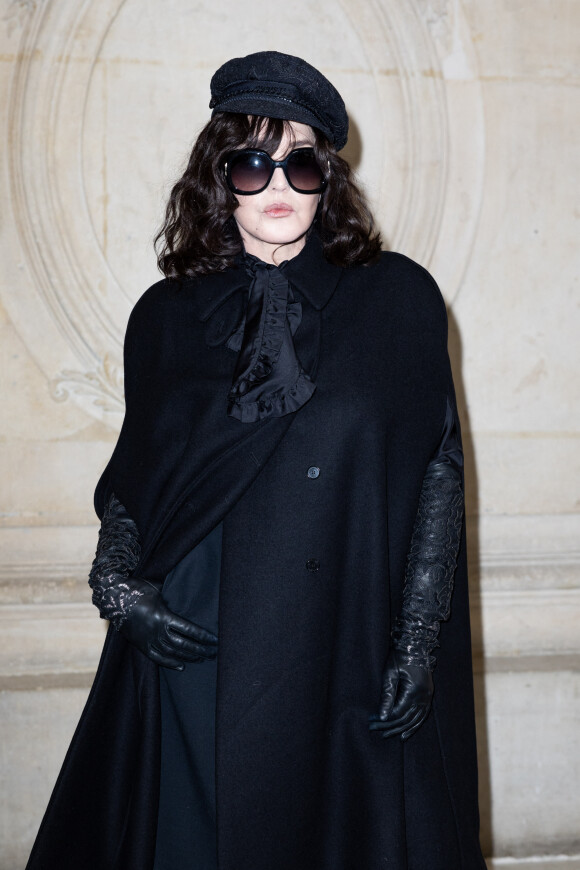 Isabelle Adjani - Photocall au défilé de mode Haute-Couture Christian Dior au musée Rodin lors de la Fashion Week Printemps-été 2023 de Paris, France, le 23 janvier 2023. © Olivier Borde/Bestimage